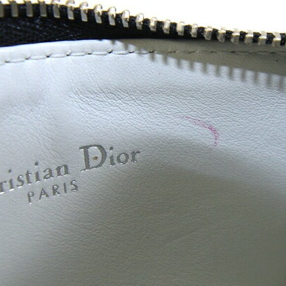 DIOR White Leather Wallet - Picture 9 of 10